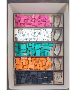 Box Insert for BARRAGE (Base game + The Leeghwater project expansion + 5-player expansion)
