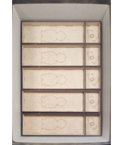 Box Insert for BARRAGE (Base game + The Leeghwater project expansion + 5-player expansion)