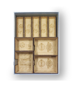 Box Insert for FANTASTIC FACTORIES (Base game + Manufactions expansion + Subterfuge expansion)