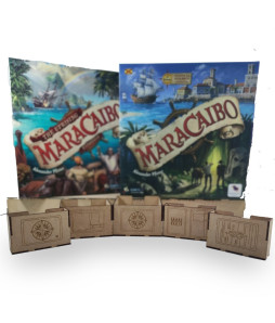 Box Insert for MARACAIBO (Base game + The Uprising expansion)