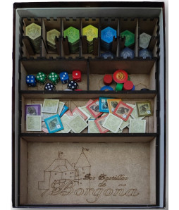 Box Insert for THE CASTLES OF BURGUNDY (Maldito Games Edition or 20th anniversary Edition)
