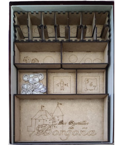 Box Insert for THE CASTLES OF BURGUNDY (Maldito Games Edition or 20th anniversary Edition)