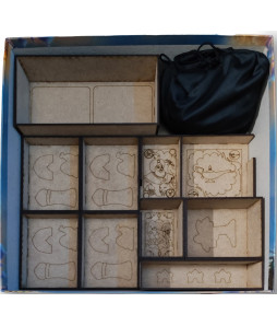 Box Insert for FIVE TRIBES (Base game + Expansions 1 and 2)