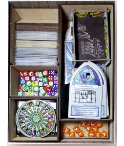 Box Insert for SAGRADA (Base game + 5-6 Player expansion + Life expansion + Glory expansion)