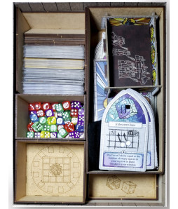 Box Insert for SAGRADA (Base game + 5-6 Player expansion + Life expansion + Glory expansion)