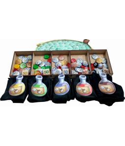 Box Insert for THE QUACKS OF QUEDLINBURG (Base game + The Herb Witches exp. + The Alchemists exp.)
