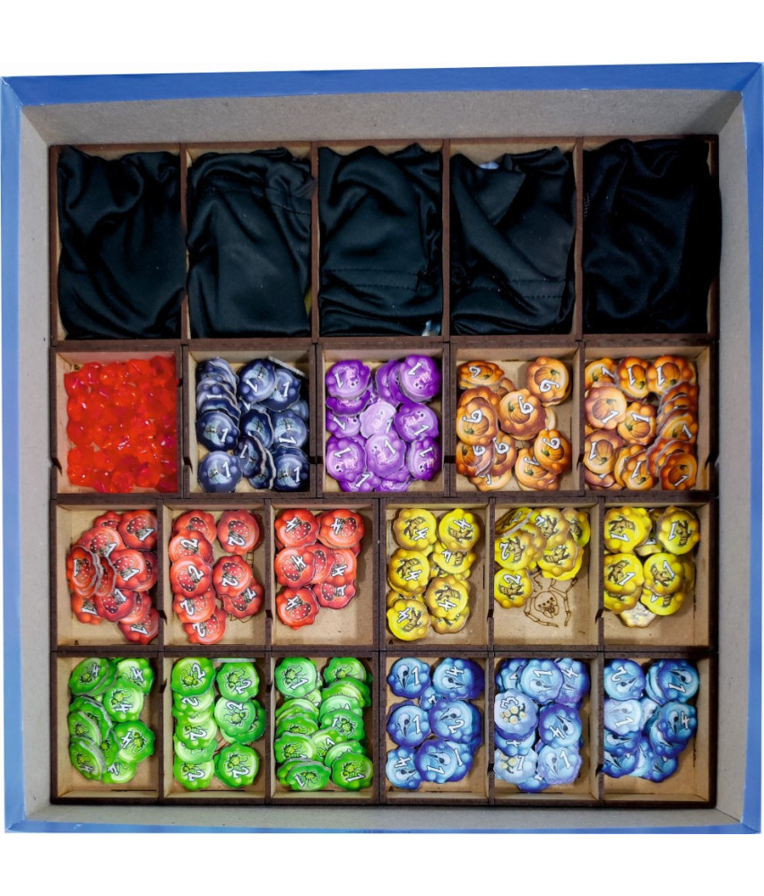 Box Insert for THE QUACKS OF QUEDLINBURG (Base game + The Herb Witches exp. + The Alchemists exp.)