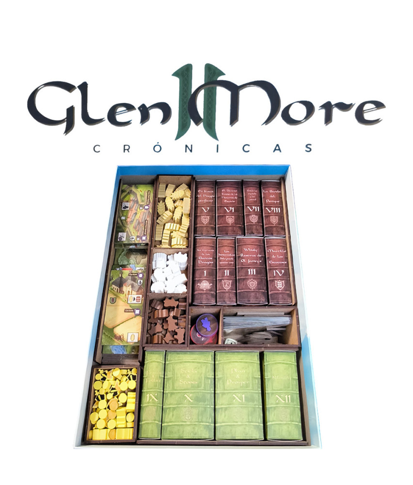 Box Insert for GLEN MORE II: CHRONICLES (Base Game + Highland Exp.)