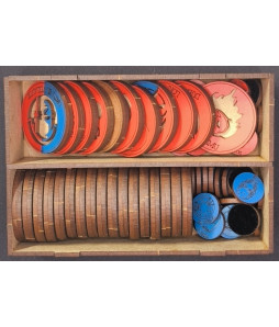 Wooden TOKENS (Heroes & Villains) (painted)