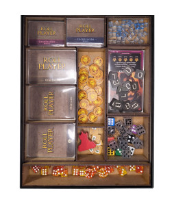 Box Insert for ROLL PLAYER (Base Game + Expansion or Expansion)