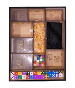 Box Insert for ROLL PLAYER (Base Game + Expansion or Expansion)
