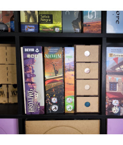 WOM Accessories: Card Storage Box with Drawers (Vertical)