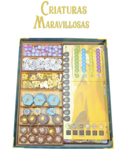 Box Insert for WONDROUS CREATURES (Base game + Gargantuan Beasts Exp. + Crew Set Exp.)