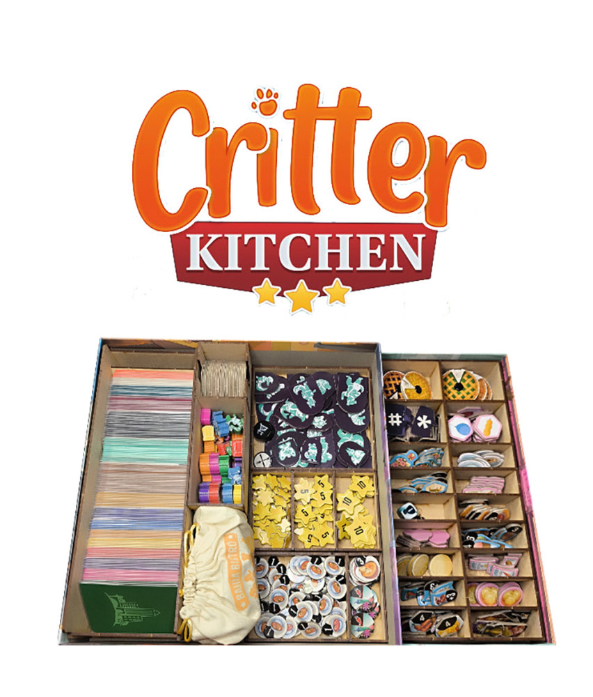 Box Insert for CRITTER KITCHEN (Base game + À La Cart Exp.)
