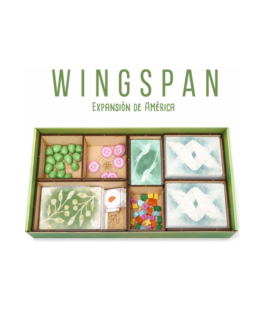[Pre-Venta 06/08/2026] Inserto Compatible con EXPANSIÓN DE AMÉRICA - WINGSPAN