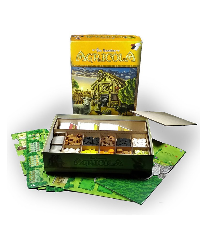 Box Insert for AGRICOLA (Base game + 5-6 Player expansion)