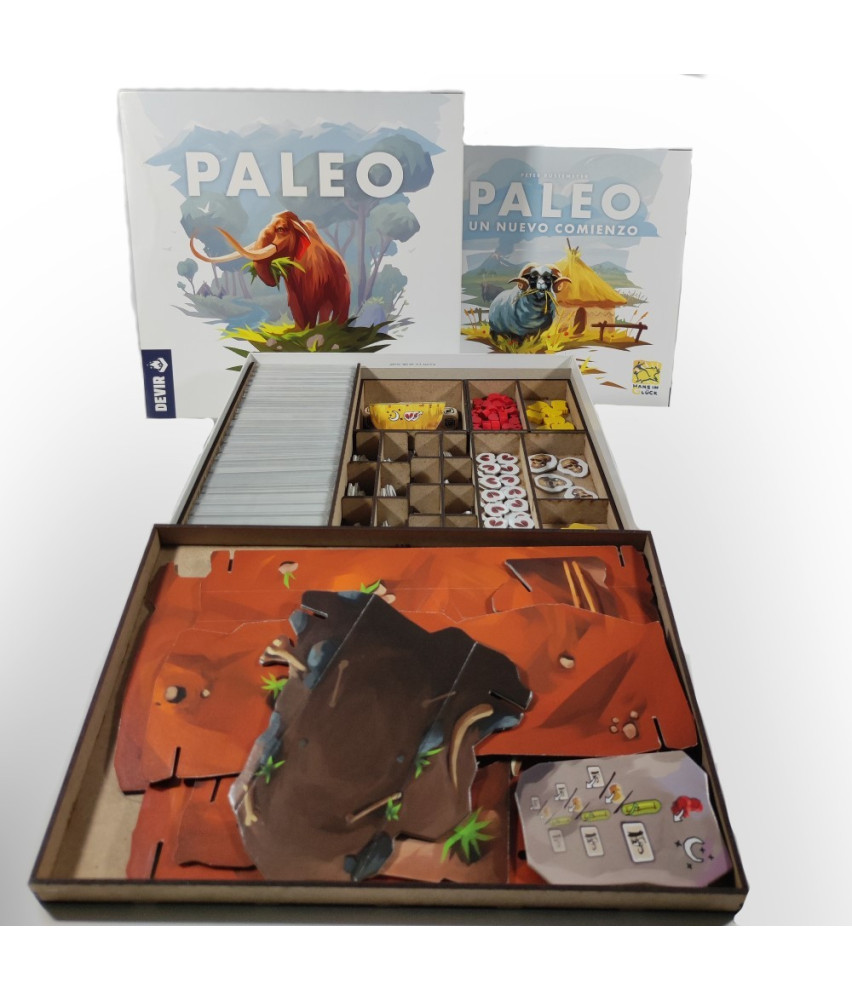 Box Insert for PALEO (Base game + First expansion)